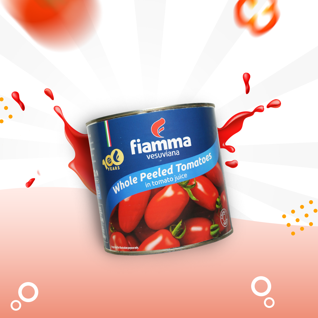 Fiamma Vesuviana Whole Peeled Tomatoes in Tomato Juice