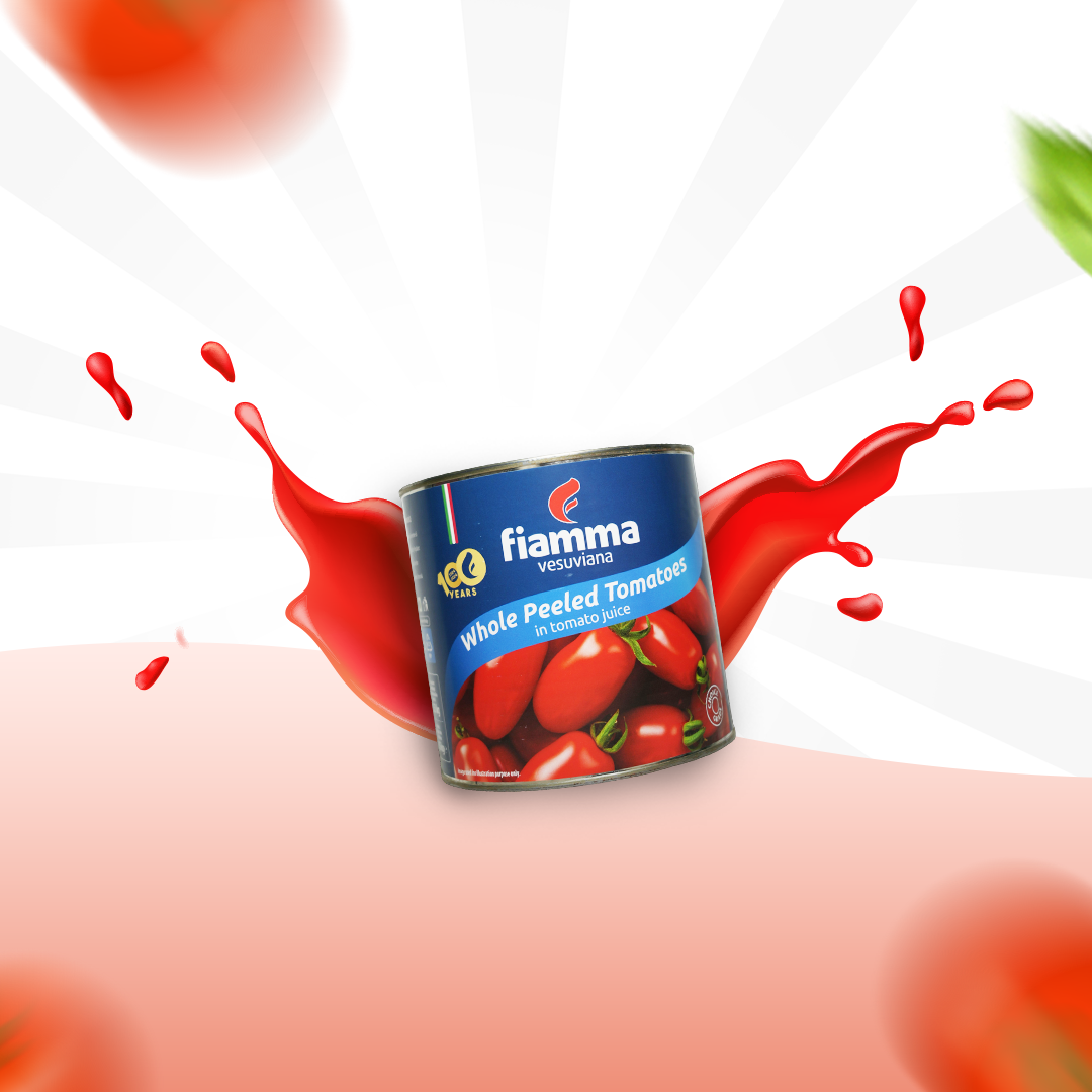 Fiamma Vesuviana Whole Peeled Tomatoes in Tomato Juice