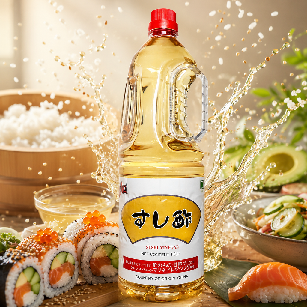 Yoka Sushi Vinegar 1.8L | Authentic Japanese Sushi Rice Vinegar | Perfect for Sushi Rice, Salads, Marinades & Pickling | 1800ml