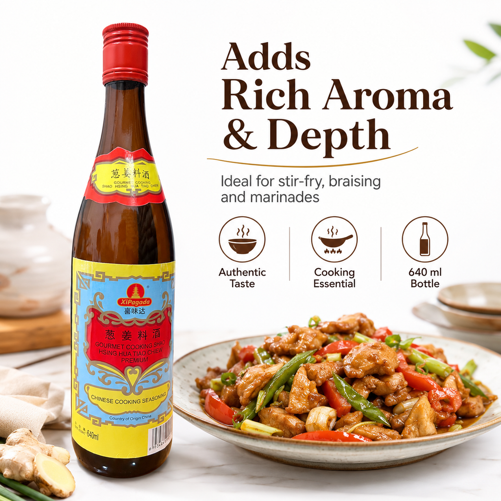 XiPagoda Authentic Shaoxing Cooking Wine 640ml