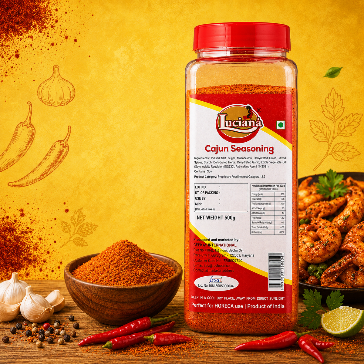 Luciana Cajun Seasoning 500g