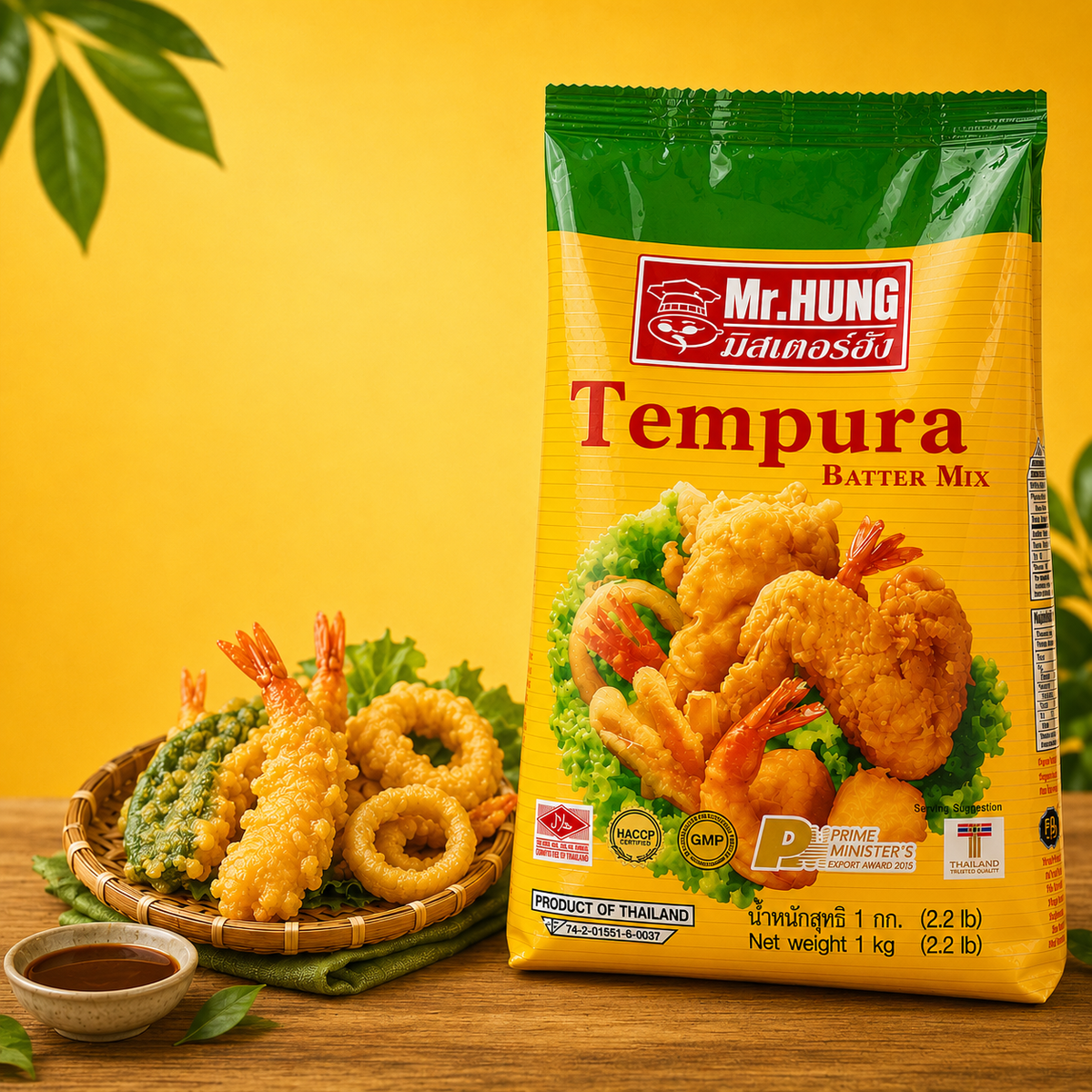 Mr. Hung Tempura Batter Mix | Crispy Tempura Frying Mix 1 kg