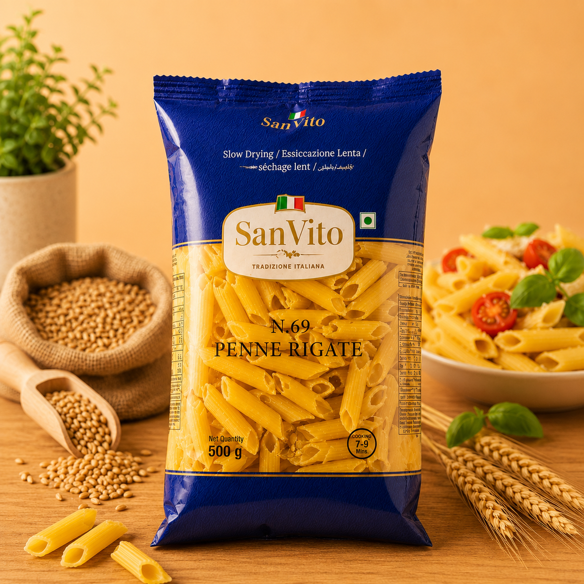 SanVito Penne Rigate Pasta (500g)