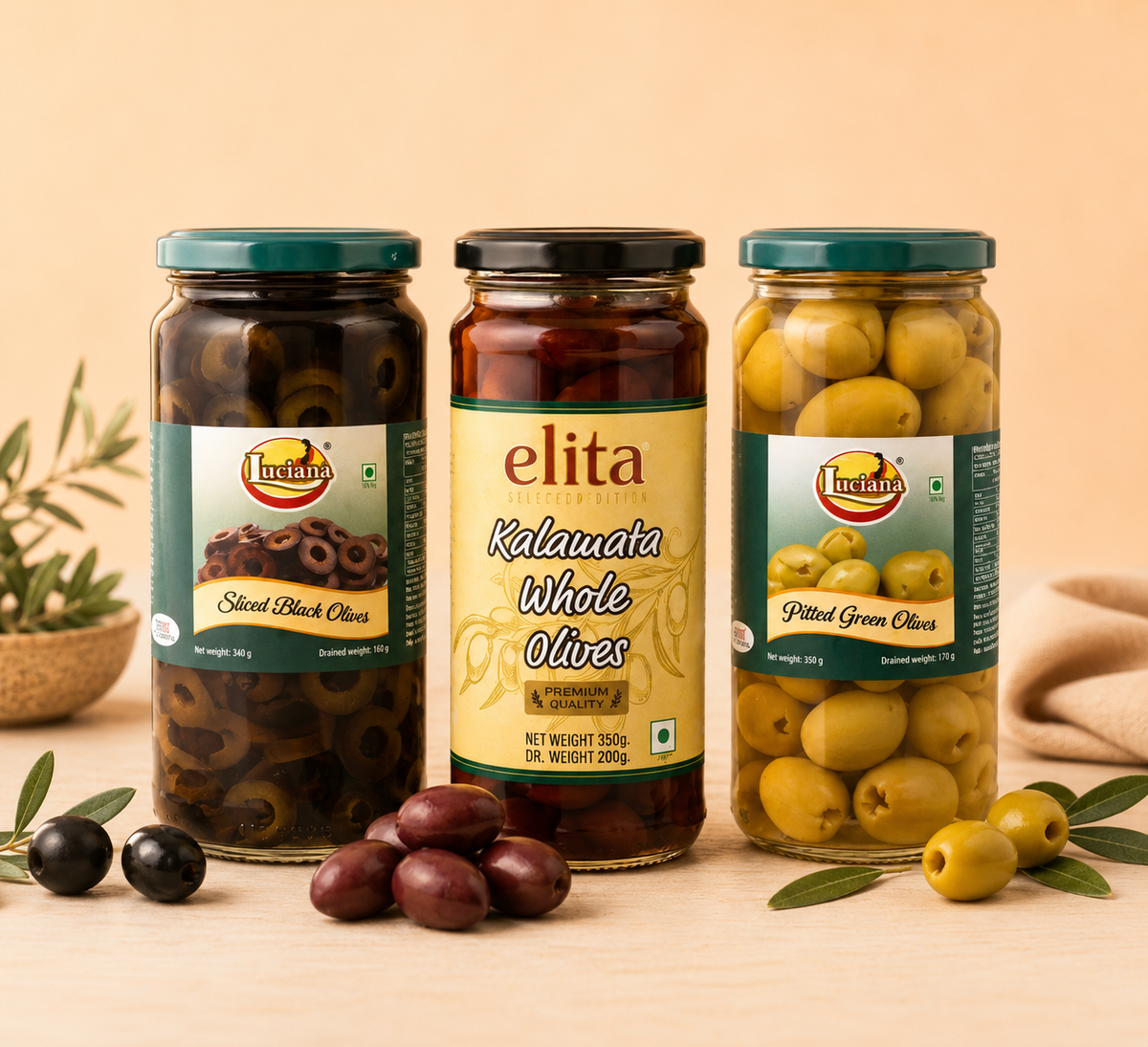 Olives Kit | The Global Olive Combo - Set of 3