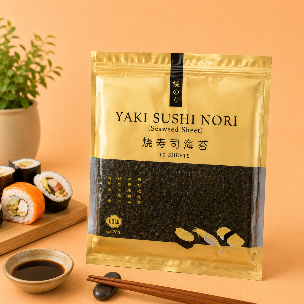 Gold Selection Yaki Sushi Nori Seaweed Sheets 10 Sheets (28g)