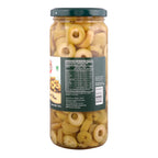 Luciana Sliced Green Olives for Pizza, Pasta & Salads | 454 g