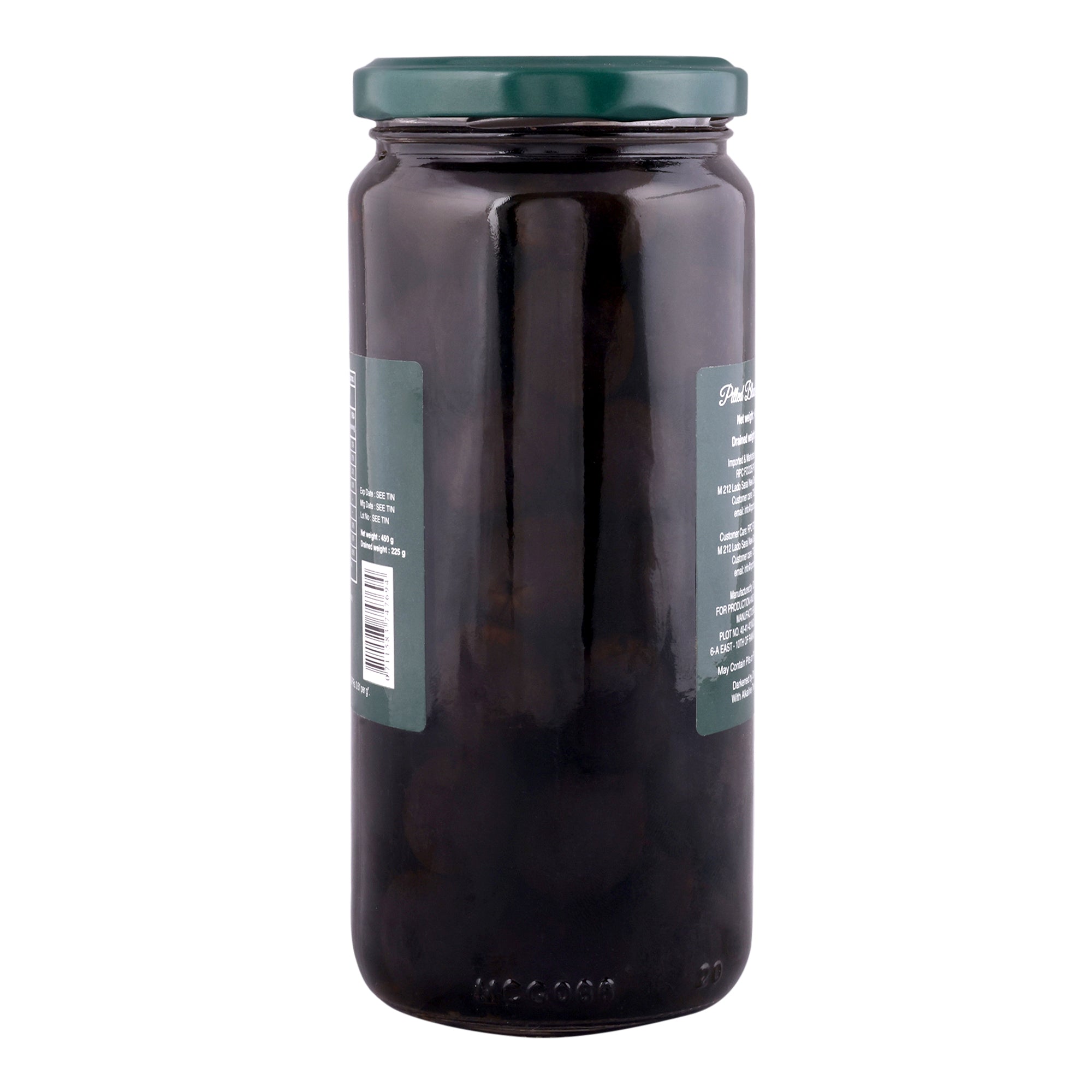 Luciana Pitted Black Olives | Ready-to-Use Seedless Black Olives for Pizza, Pasta & Salads