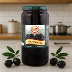 Luciana Pitted Black Olives | Ready-to-Use Seedless Black Olives for Pizza, Pasta & Salads