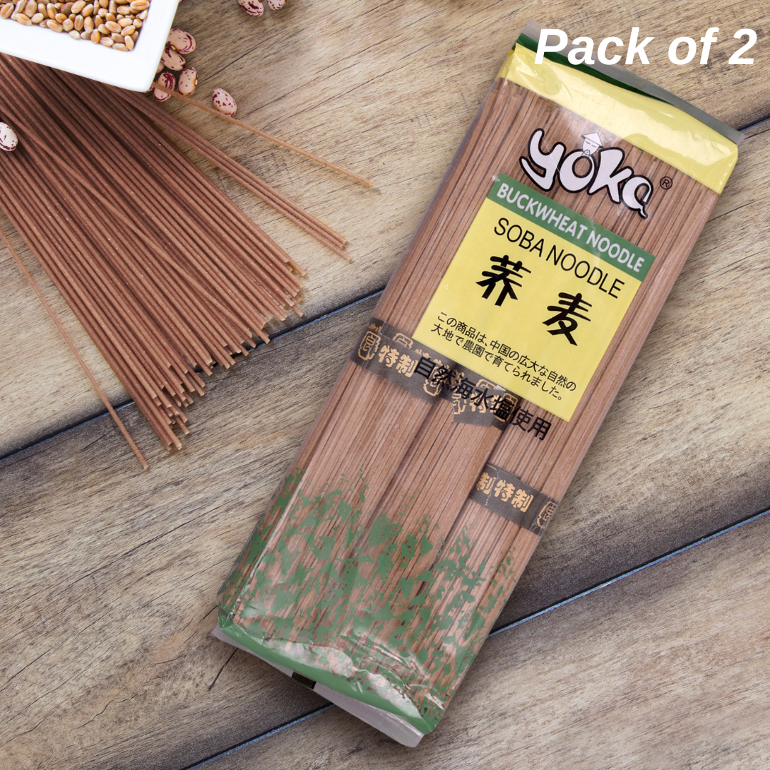 Yoka Buckwheat Soba Noodles | Japanese-Style Soba Noodle | 300g | Pack of 2