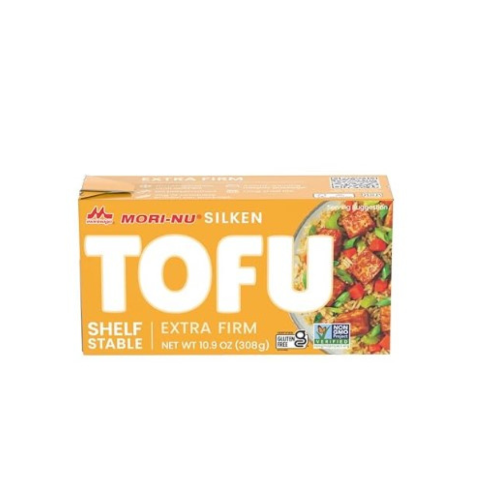 MORI-NU Silken Tofu Extra Firm | Shelf-Stable Tofu for Grilling & Cooking | 308g