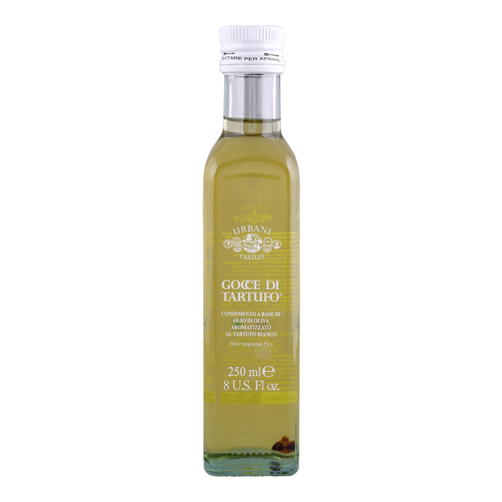 Urbani Goce di Tartufo White Truffle Flavoured Olive Oil | Italian Gourmet Condiment | 250 ml