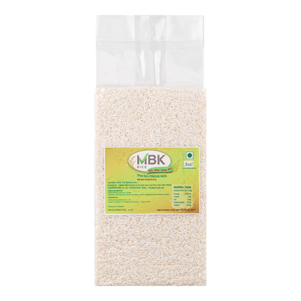 MBK Thai Glutinous Rice | Premium Sticky Rice | 100% Thai Origin | Ideal for Asian & Traditional Recipes
