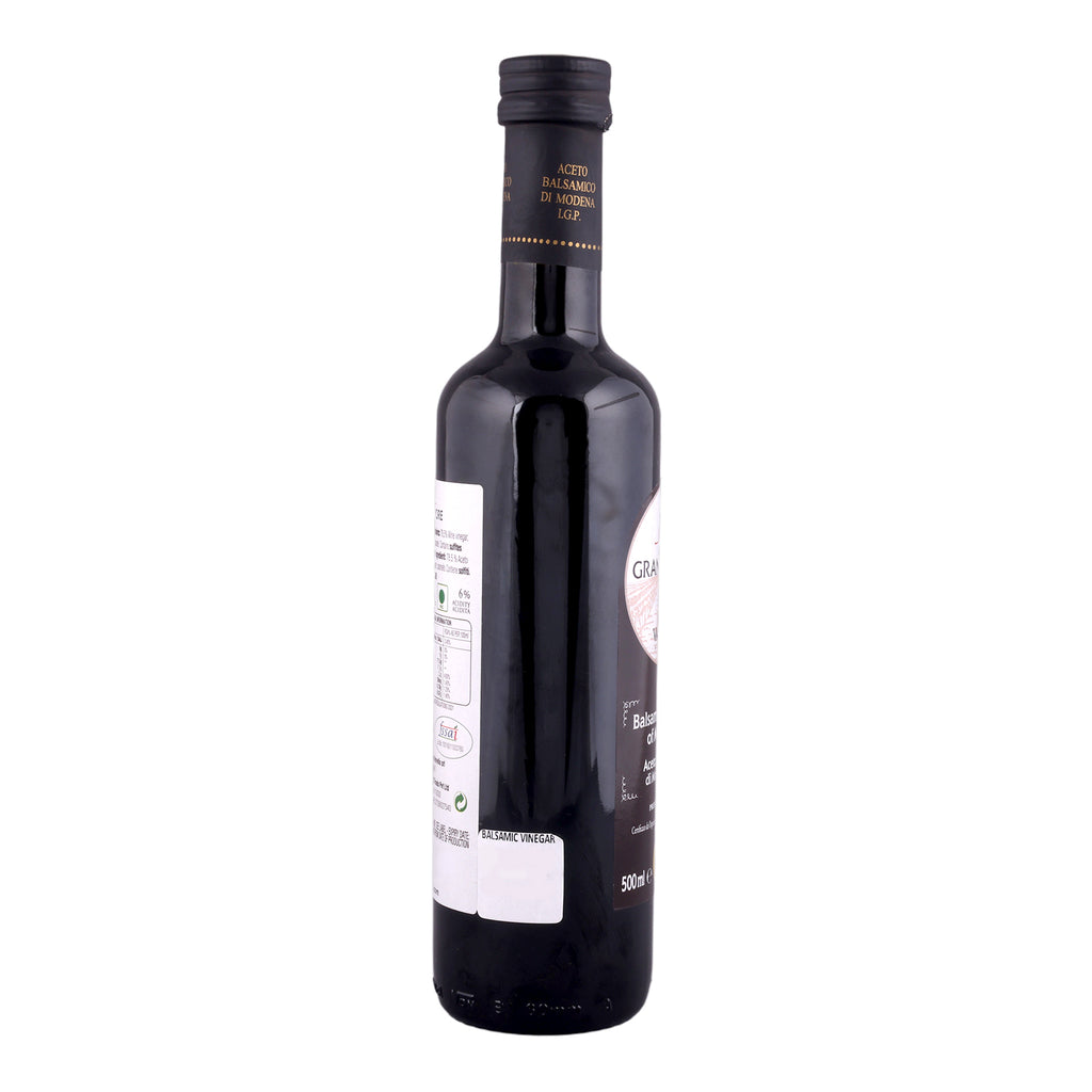 Gran Sapore Balsamic Vinegar of Modena IGP 500ml | Authentic Italian Balsamic Vinegar | Premium Salad Dressing, Marinade & Cooking Vinegar