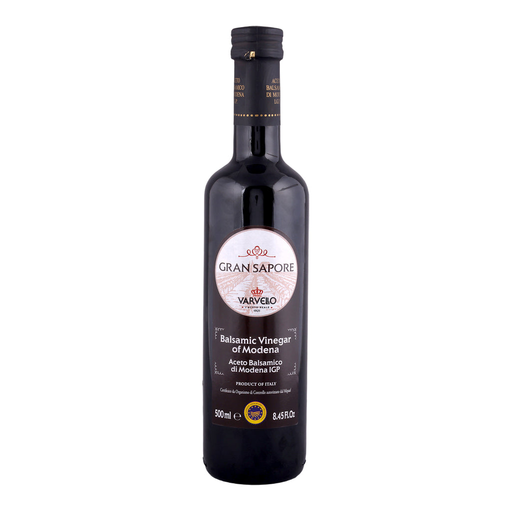 Gran Sapore Balsamic Vinegar of Modena IGP 500ml | Authentic Italian Balsamic Vinegar | Premium Salad Dressing, Marinade & Cooking Vinegar