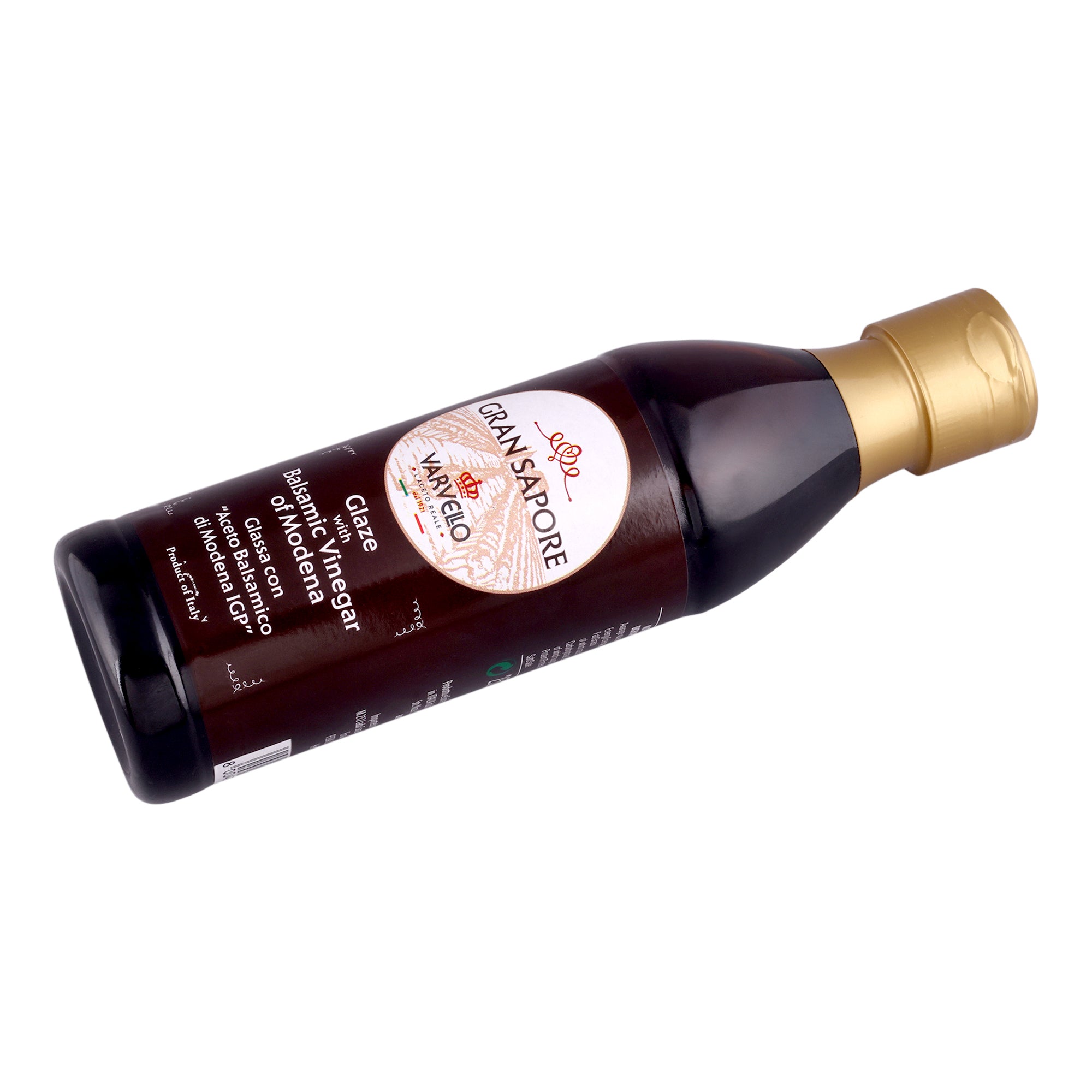 Varvello Gran Sapore Balsamic Glaze with Balsamic Vinegar of Modena IGP | Pack of 2