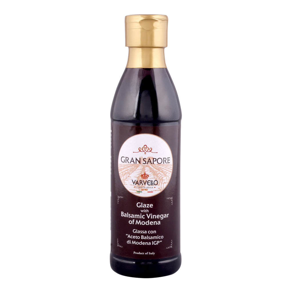 Varvello Gran Sapore Balsamic Glaze with Balsamic Vinegar of Modena IGP | Pack of 2