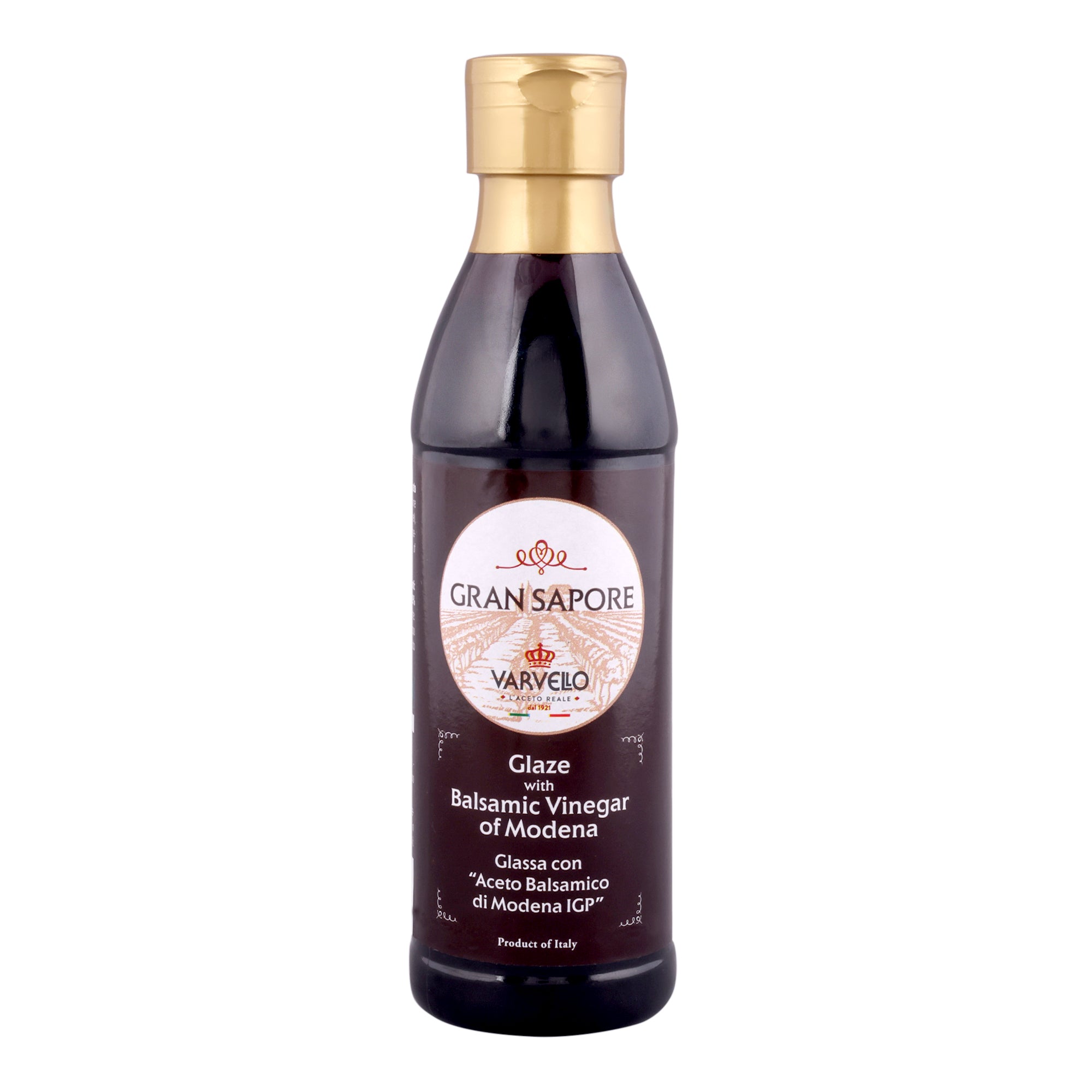 Varvello Gran Sapore Balsamic Glaze with Balsamic Vinegar of Modena IGP | Pack of 2
