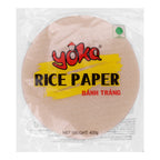 Yoka Rice Paper Sheets| Thin Rice Wrappers for Spring Rolls & Wraps | Veg | 400 g